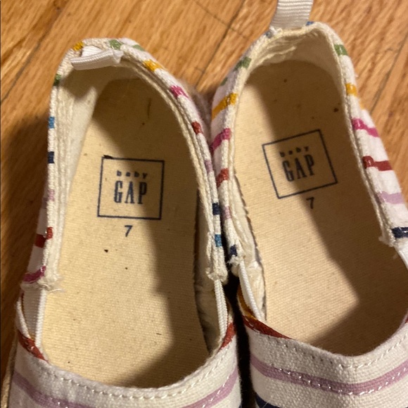 Colorful Striped Kids Espadrilles - Picture 2 of 4
